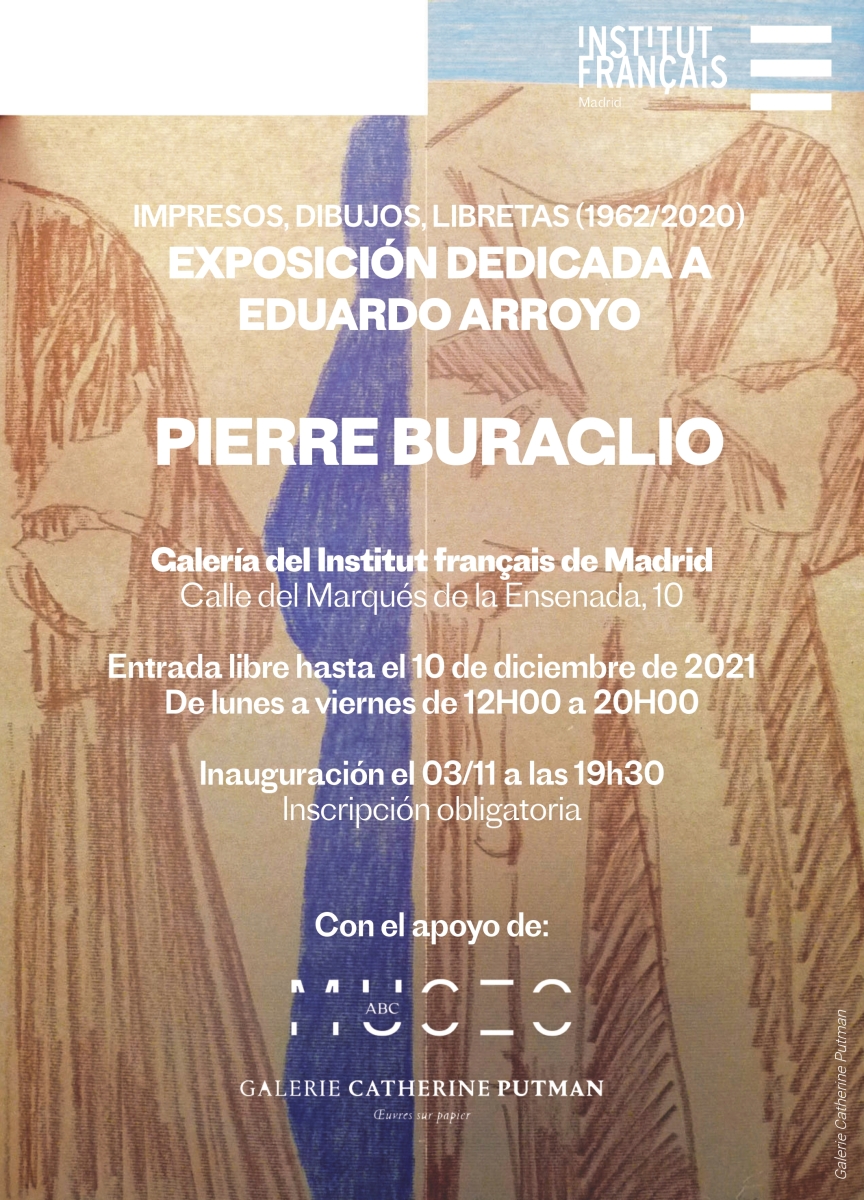 Pierre Buraglio - Tribute to Eduardo Arroyo - Institut français of Madrid 