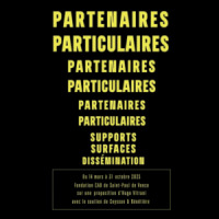 Supports/Surfaces - Partenaires Particulaires